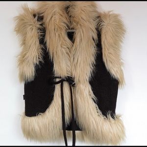 Moschino Faux Fur Vest